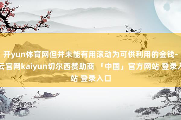 开yun体育网但并未能有用滚动为可供利用的金钱-开云官网kaiyun切尔西赞助商 「中国」官方网站 登录入口
